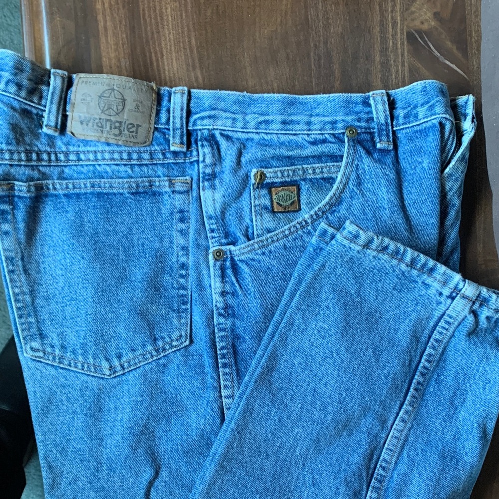 Wrangler Men's Relaxed Fit Denim Jeans